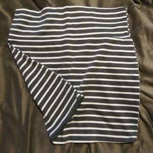 Striped Mini Skirt Size M/L